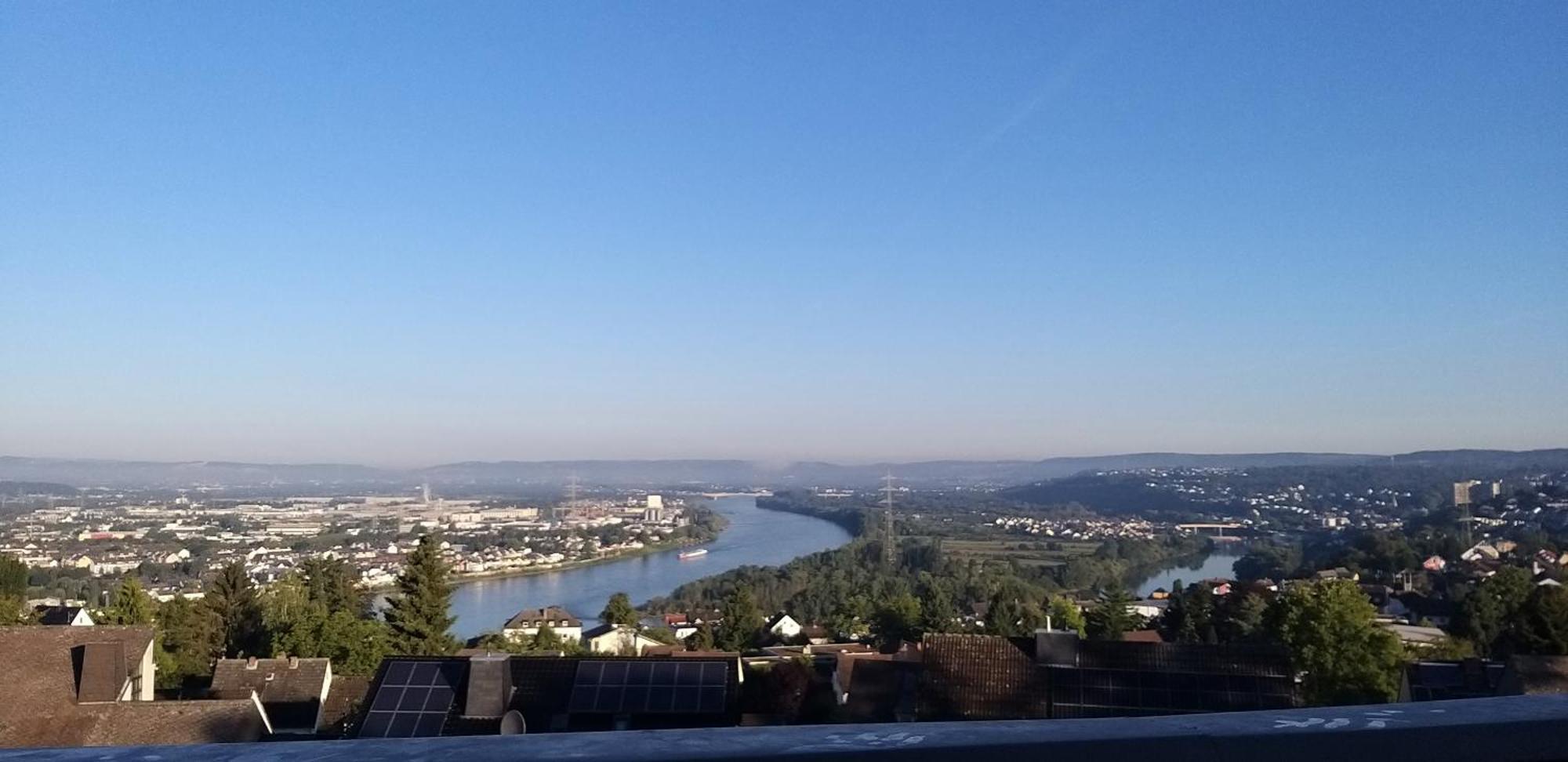 Rheinblick Am Rheinsteig Zur Festung Ehrenbreitstein Mit Balkon Und Sauna Urbar  Room photo